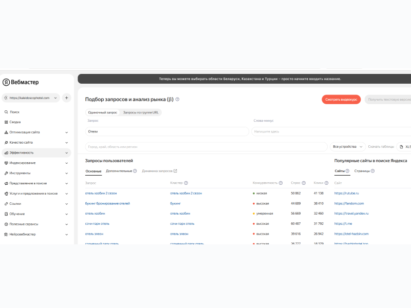 Яндекс.Вебмастер